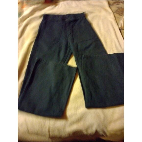NAVDUNGAREE 80's utility trousers 26" waist USA 65% cotton 36" hips - Picture 4 of 4